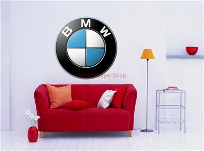Bmw logo wall decal #4