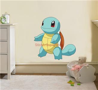 choose size squirtle pokemon decal removable wall sticker home decor ... choose size squirtle pokemon decal removable wall sticker home decor ...