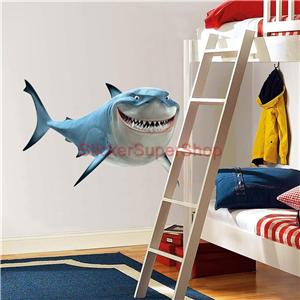BRUCE FINDING NEMO Disney Decal Removable WALL STICKER ...