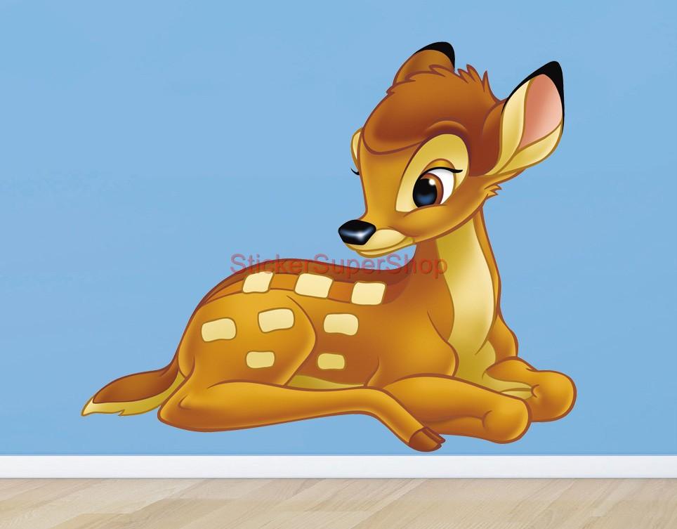 Bambi Disney Decal Removable Wall Sticker Home Decor Art Kids Free