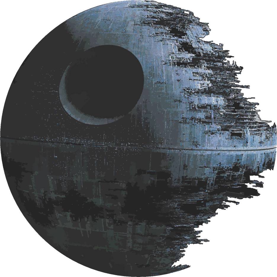Death Star Artwork Star Wars Decal Removable Wall Sticker Home Decor