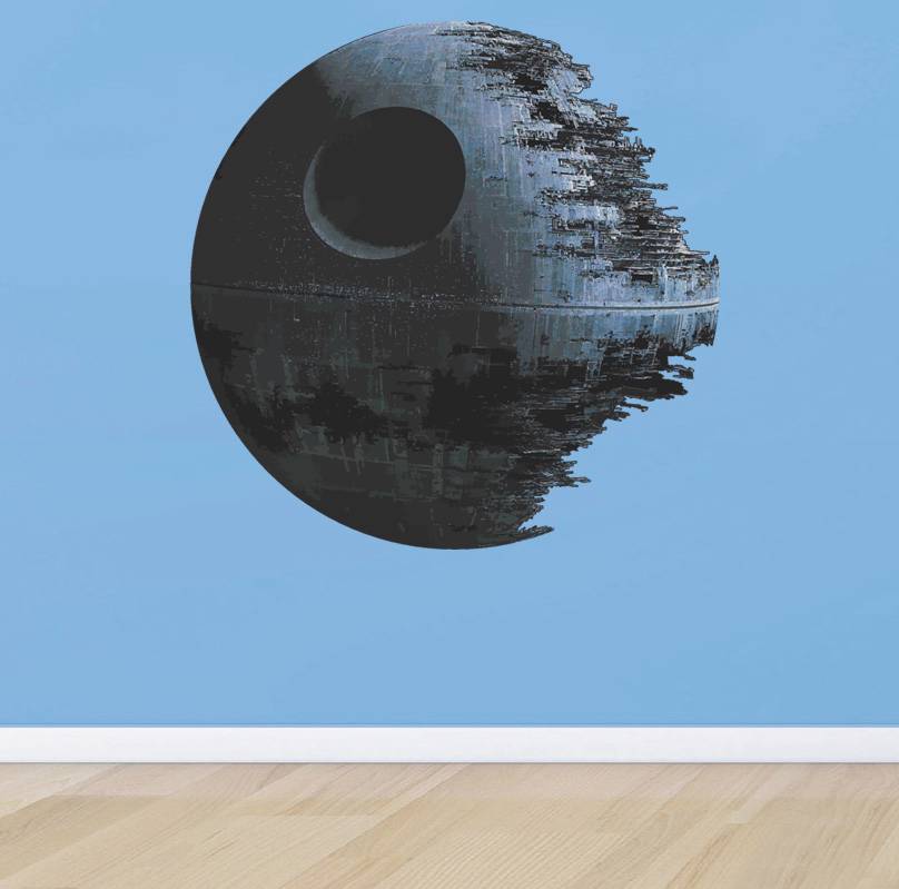 DEATH STAR WARS ARTWORK Decal Removable WALL STICKER Decor Art FREE