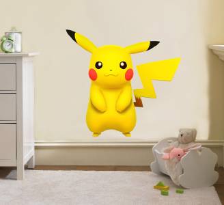 pikachu decal removable wall sticker home decor art kids bedroom pikachu decal removable wall sticker home decor art kids bedroom