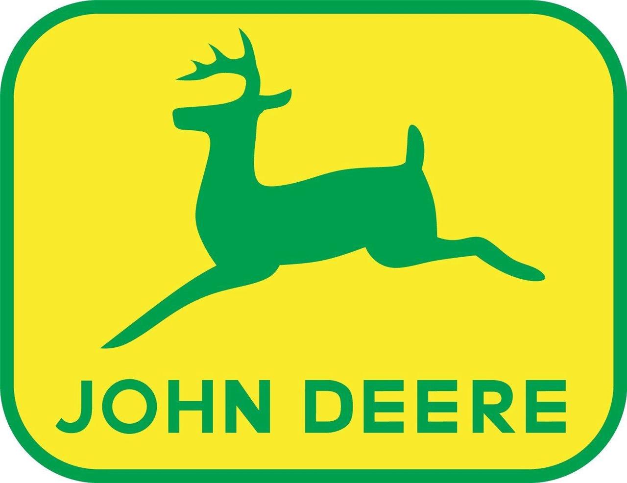 4 Sizes John Deere Logo Decal Wall Sticker Home Decor Art Tractor