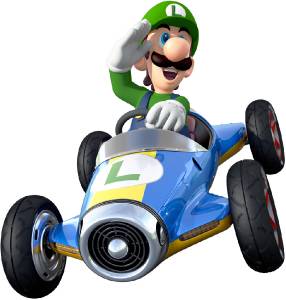 mario luigi race cars