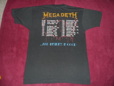 megadeth killing is my business shirt