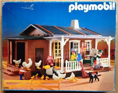 Playmobil Vintage 3769 Western Farm House Ranch 1987