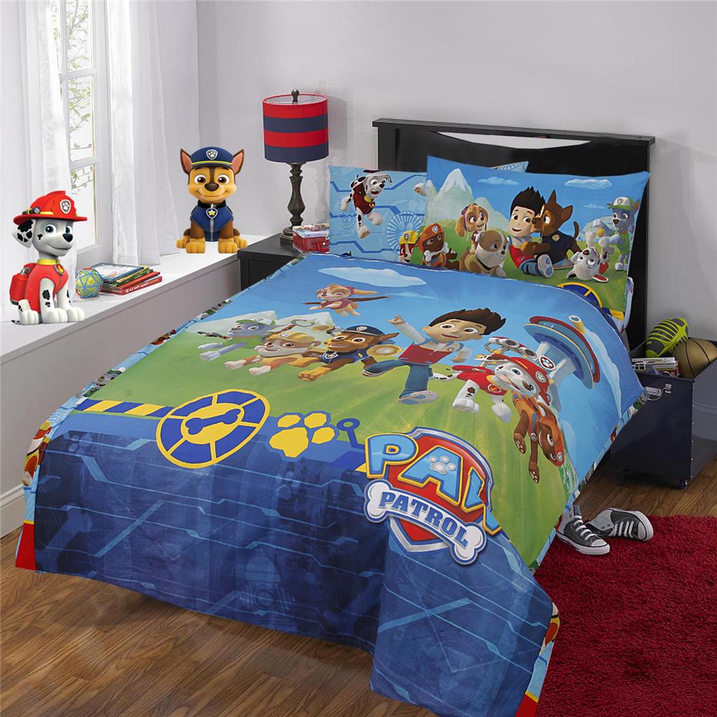 NEW PAW PATROL DOUBLE SIZE BOYS KIDS BED QUILT DOONA DUVET COVER SET eBay