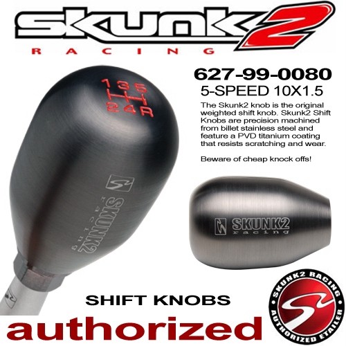 SKUNK2 5 SPEED SHIFT KNOB HONDA ACURA CIVIC INTEGRA CRX eBay