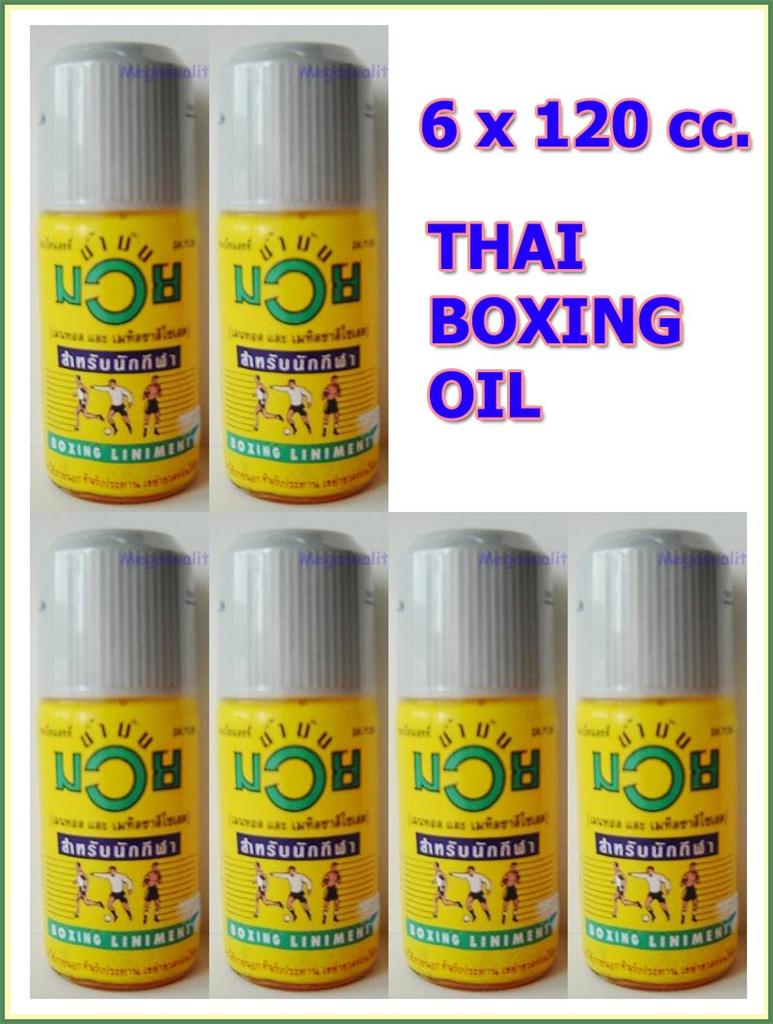 6x120 Authentic Original Namman Muay Thai Boxing Liniment Oil Muscle