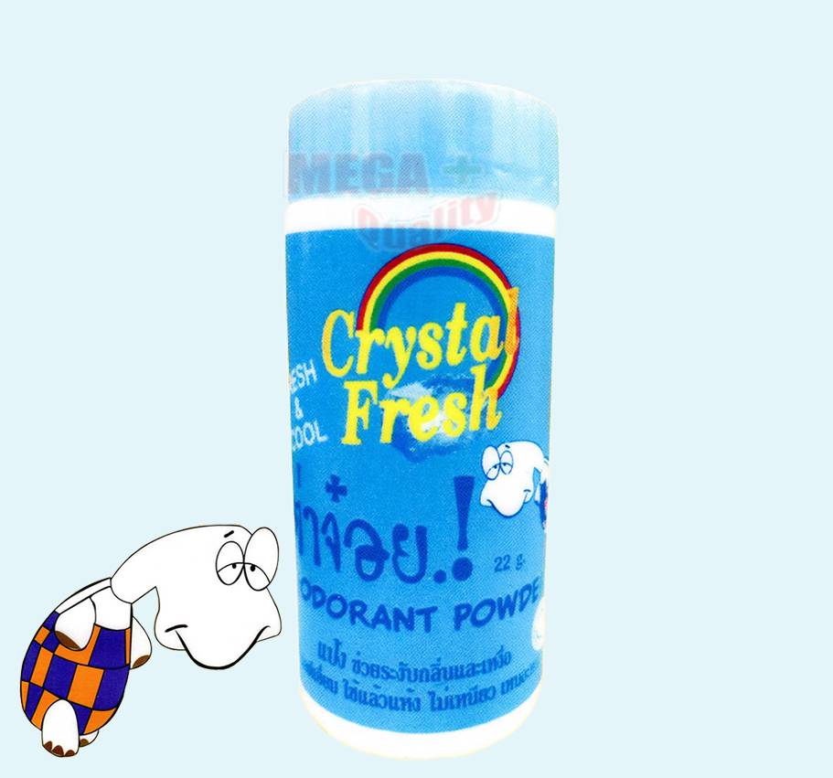 Crystal Fresh Deodorant Powder Thai Herbal Natural Antiperspirant