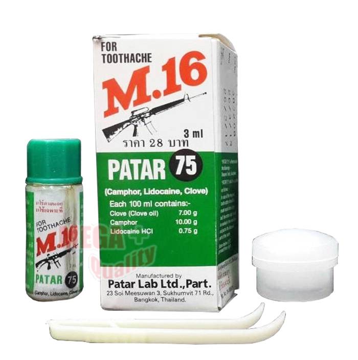 M.16 FOR TOOTHACHE First Aid Tooth Kit Oral Anesthetic Pain Relief