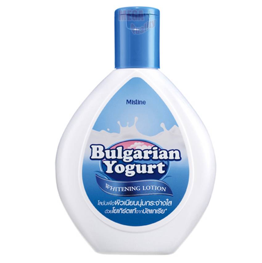Mistine Bulgarian Yogurt WHITENING LOTION Enriched Natural AHA Whiten Skin 200ml