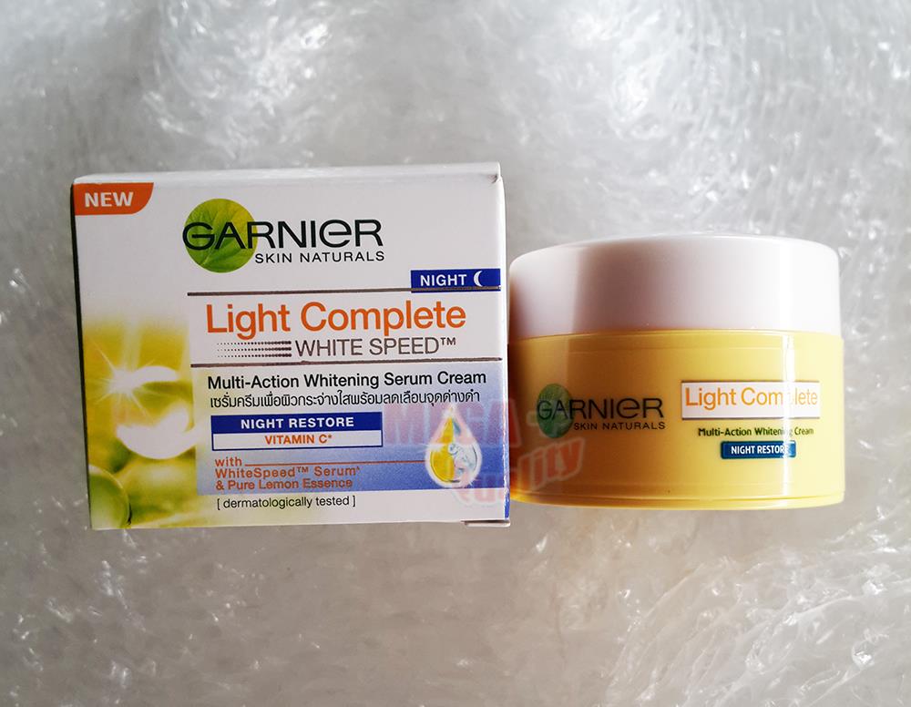 GARNIER SKIN NATURALS LIGHT OVERNIGHT WHITENING PEELING NIGHT CREAM 18