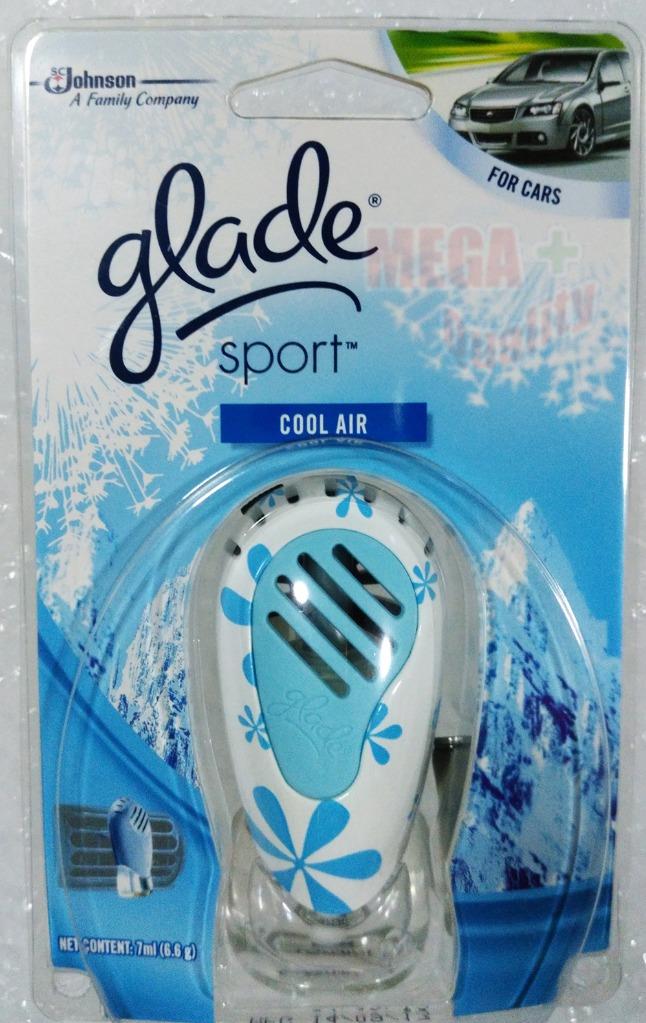 Glade Sport COOL AIR Perfume Scent Car Vent Clip Air Freshener by SC