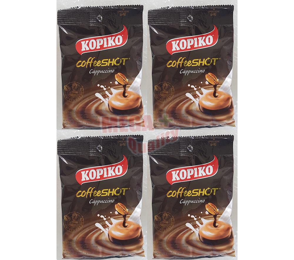 KOPIKO Cappuccino Delicious Rich Coffee Candy 4 Packs = 36 tablets | eBay