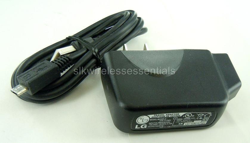 new authentic oem lg premium micro usb sync data cable home wall travel charger