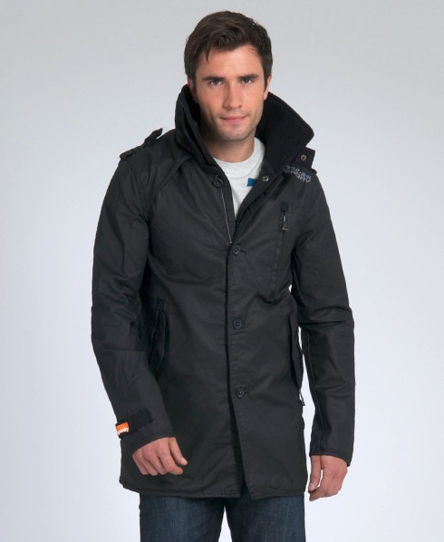 New Mens Superdry Jermyn Street Coated Trench Jacket AL-MP72/1744