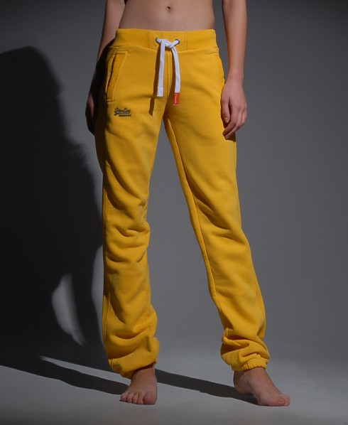 superdry orange label cuffed joggers