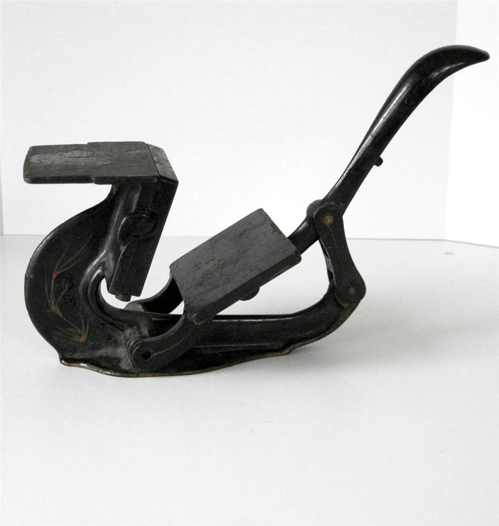 Antique Calling Card Letterpress Desktop Mini Printing Press Cast Iron