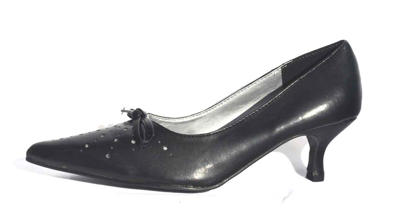 Details about JSL Black Sexy High Heel Womens Evening Dress Shoes