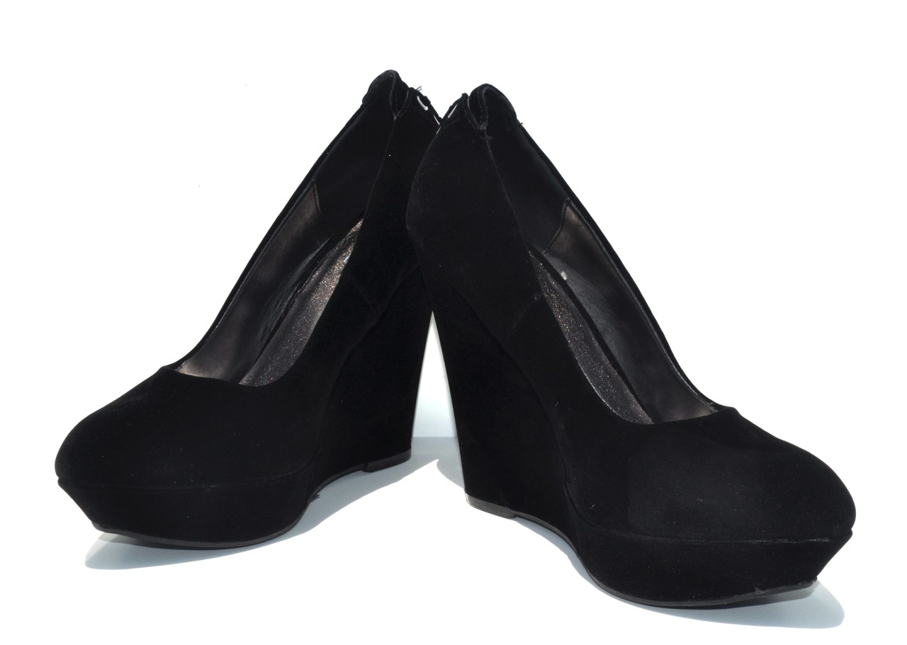 Charlotte Russe Black Platform Sexy High Heel Women Shoes