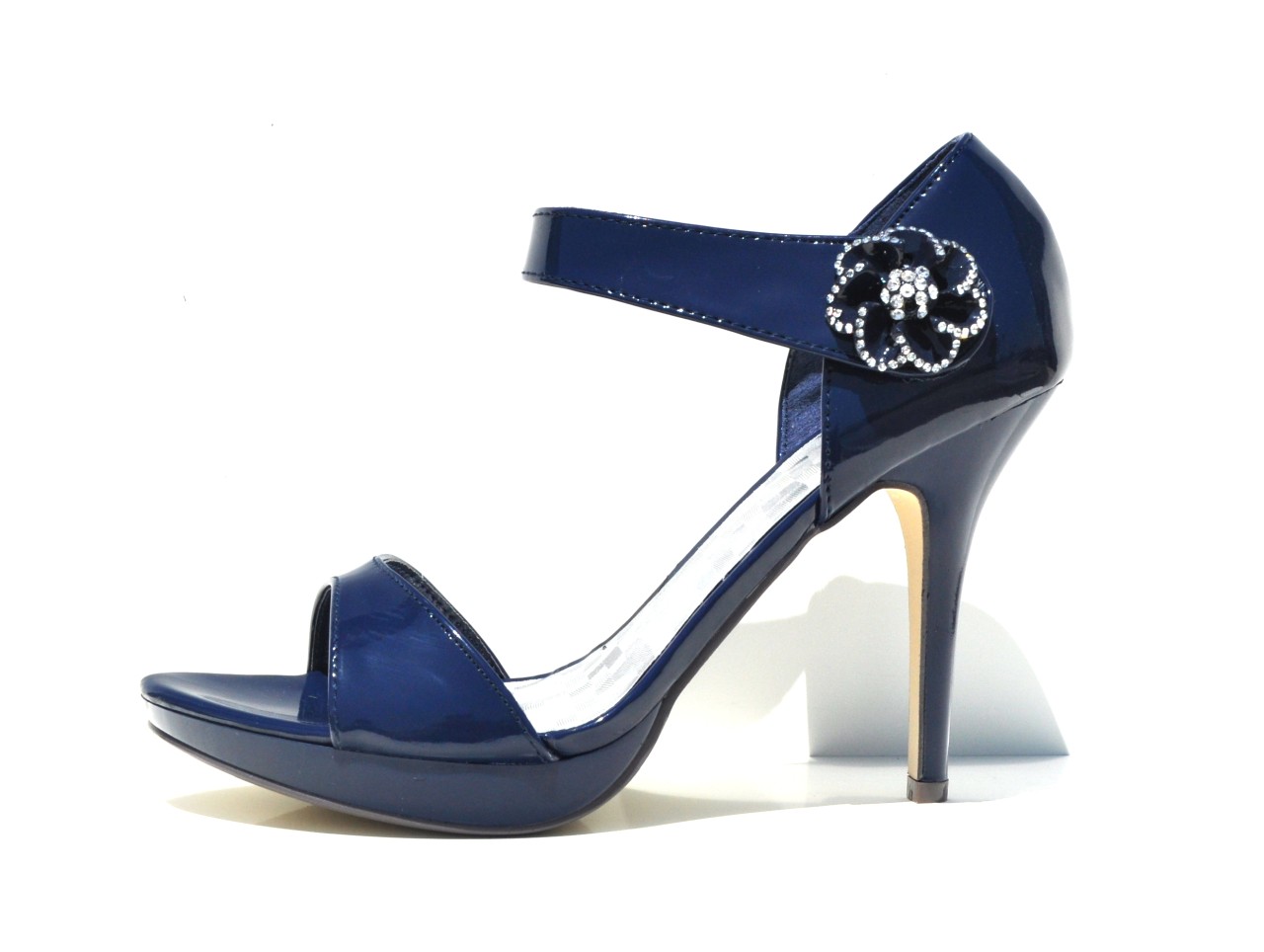 Machi Navy Blue Slingback Sexy High Heel Women Sandals Shoes Retail  ...