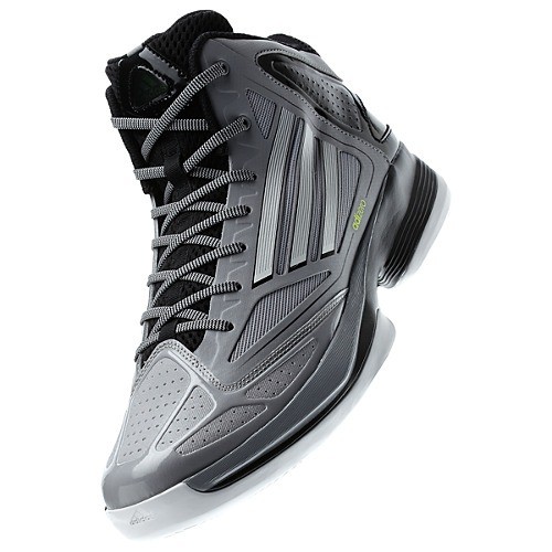 New Adidas Grey / White Adizero Ghost 2.0 Mens Basketball Shoes G56969 Size 8