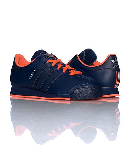 orange adidas samoa