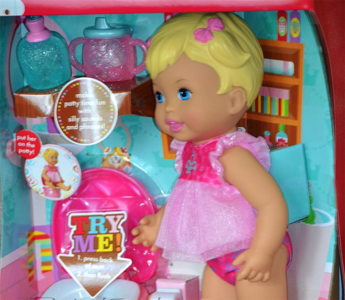 little mommy princess potty doll