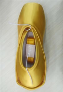 Yellow Pointe Shoes