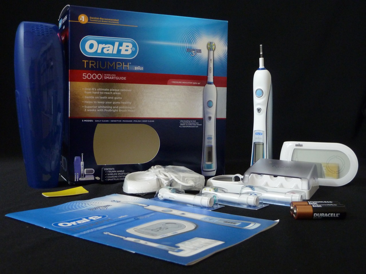 Braun Oral B Triumph 5000 With Wireless SmartGuide Electric Toothbrush
