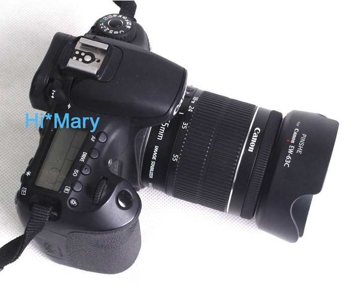 new Petal EW63C EW63C Camera Lens Hood for Canon EFS 1855mm f/3.55.