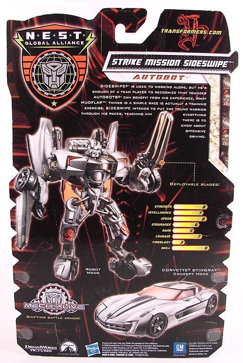 TRANSFORMERS ROTF NEST Deluxe STRIKE MISSION SIDESWIPE eBay