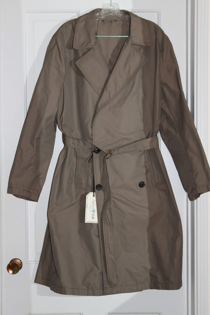 LANVIN for H&M Belted Trench Coat NWT Khaki/Tan 34 40 eBay