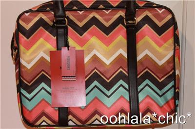 Overnight Tote Bags on Missoni For Target Overnight Travel Tote Bag Luggage Multi Color Zig