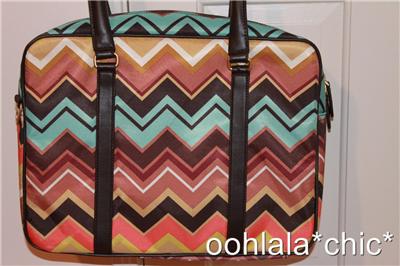 Overnight Tote Bags on Missoni For Target Overnight Travel Tote Bag Luggage Multi Color Zig