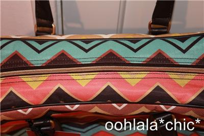 Overnight Tote Bags on Missoni For Target Overnight Travel Tote Bag Luggage Multi Color Zig