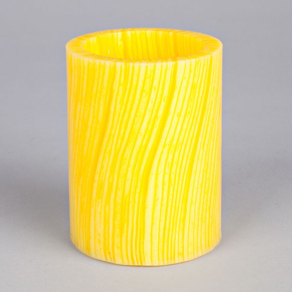 NEW Flameless LED Wax Waterfall Pillar Scented Candle 3" x 4" with