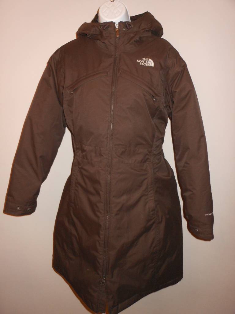 LADIES THE NORTH FACE GOOSE DOWN PADDED PARKA JACKET WATERPROOF COAT LARGE