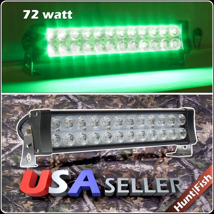 Green Deer Stand Bow Hunting light Bright 72Watt 6000Lm LED Work Lights
