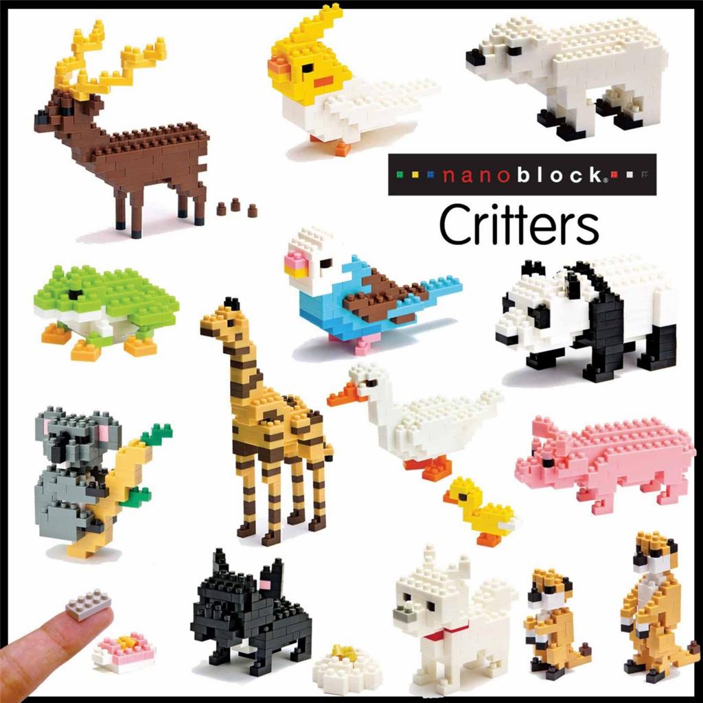 Nanoblock Eurasian Owl micro sized building blocks Nano block mini