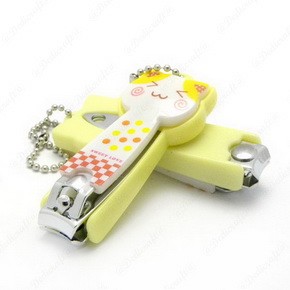 S0209-28 ( x1) Cute Cartoon Nail Finger Clipper Scissor w/ Key Chain Cutter Kid - Bild 6 von 11