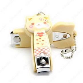 S0209-28 ( x1) Cute Cartoon Nail Finger Clipper Scissor w/ Key Chain Cutter Kid - Bild 9 von 11