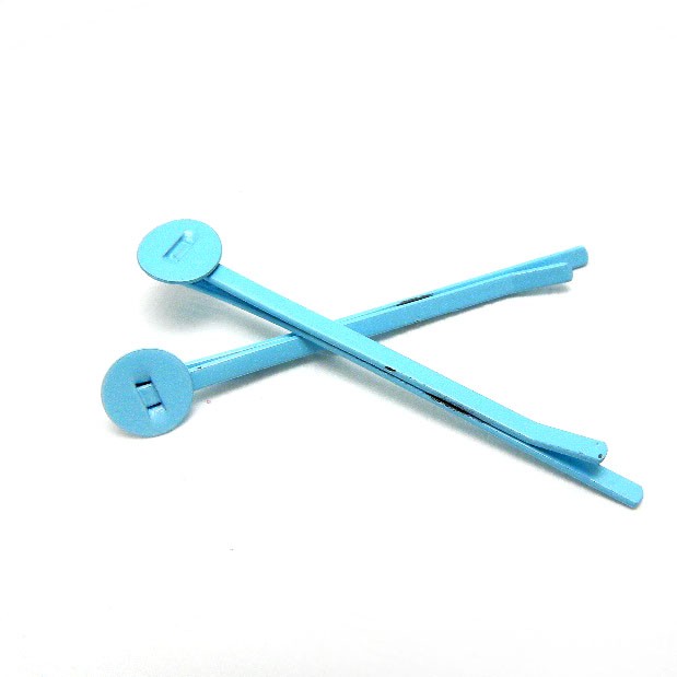 S0130 x 15/25/50 pcs Wholesale Metal Hair Clips Clamps w/Pad DIY Craft 51mm Lady