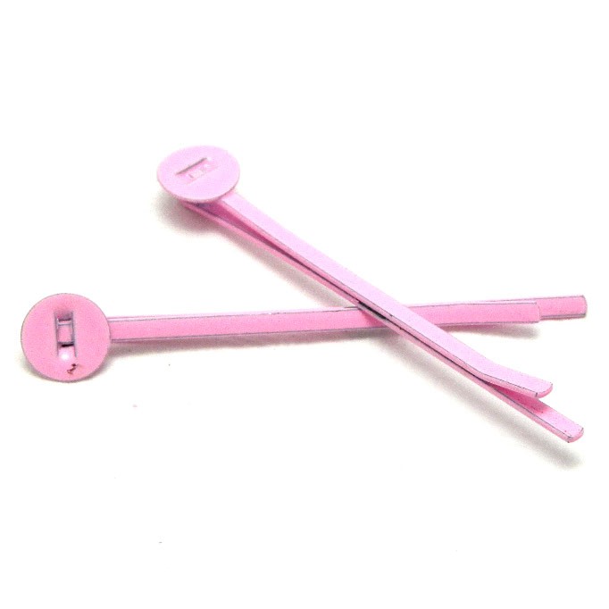 S0130 x 15/25/50 pcs Wholesale Metal Hair Clips Clamps w/Pad DIY Craft