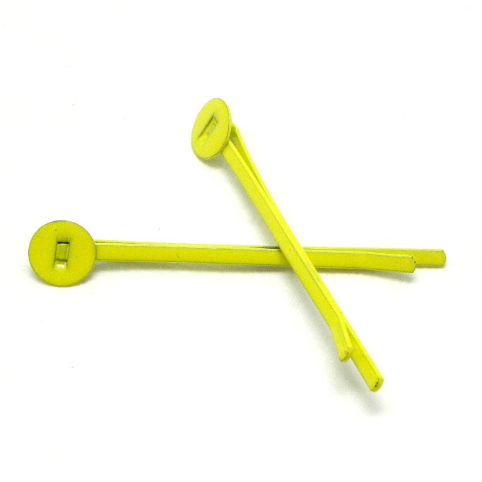 S0130 x 15/25/50 pcs Wholesale Metal Hair Clips Clamps w/Pad DIY Craft 51mm Lady