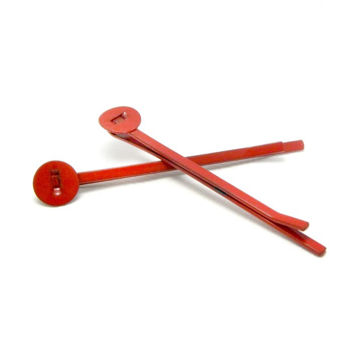 S0130 x 15/25/50 pcs Wholesale Metal Hair Clips Clamps w/Pad DIY Craft 51mm Lady