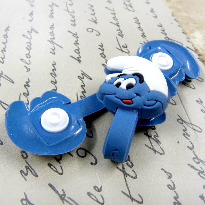 A0863P x 2pcs Cartoon Kitty Bear Wire Cord Holder Winder Cable Organizer Iphone - Bild 15 von 24