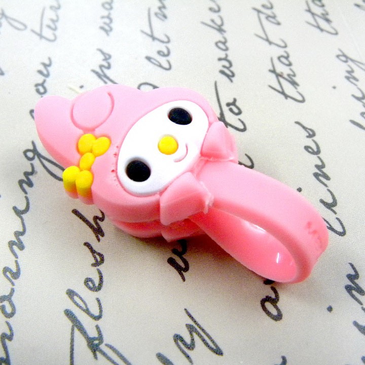 A0863P x 2pcs Cartoon Kitty Bear Wire Cord Holder Winder Cable Organizer Iphone - Bild 16 von 24